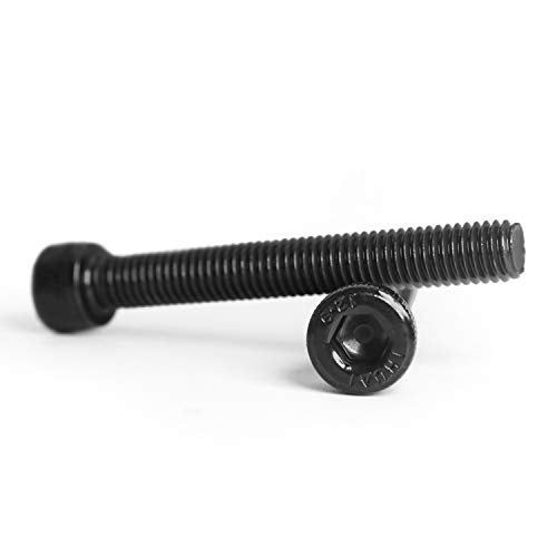 M5 x 35mm Socket Head Cap Screws Bolts 12.9 Grade Alloy Steel Metric Machine Hex Socket Screw, Black Oxide Finish, Fully Threaded, 25PCS - size: M5×35mm