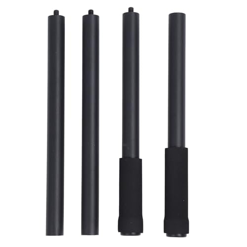 POCREATION Yoga Stretch Stick Adjustable Sturdy Steel Stretching Stick Enhance Flexibility Mobility Core Strength with 4 Steel Rods Foam Handles for Yoga Fitness Balance Training