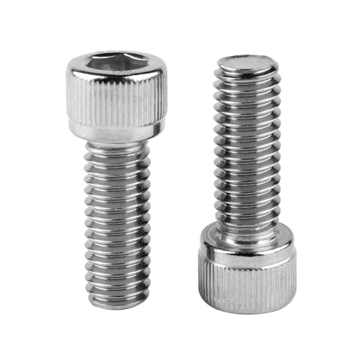#10-24 x 3/4" Socket Head Cap Screws Allen Hex Bolts, 304 Stainless Steel 18-8, UNC Fully Machine Thread, 30Pcs Silver - color: Silver, size: #10-24 x 3/4" (30PCS)