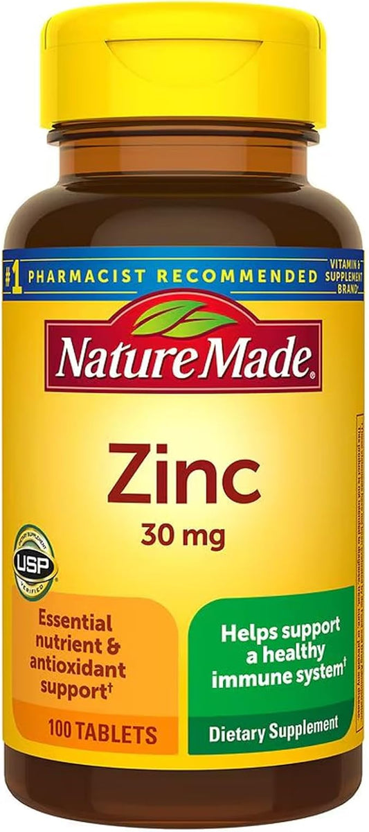 Nature Made Zinc 30 mg (Pack of 4)