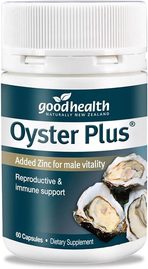Goodhealth Oyster Plus – 60 Capsules – Marine Nutrient Supplement with Zinc and Taurine for Health and Vitality – Supports Immune and Reproductive Healt