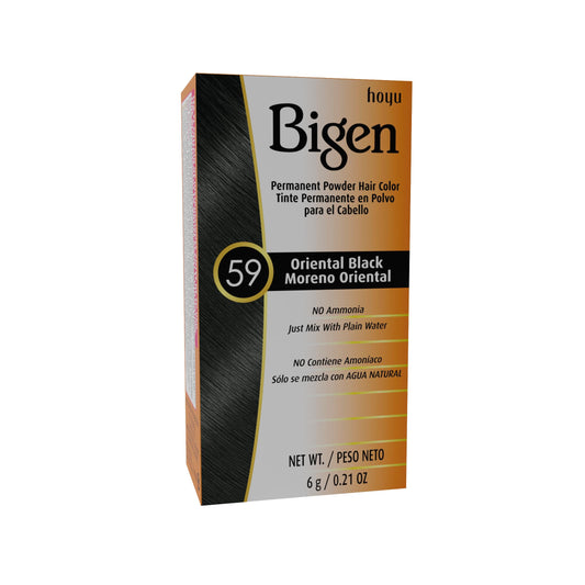 #59 Oriental Black Bigen Permanent Powder - 6 Pack